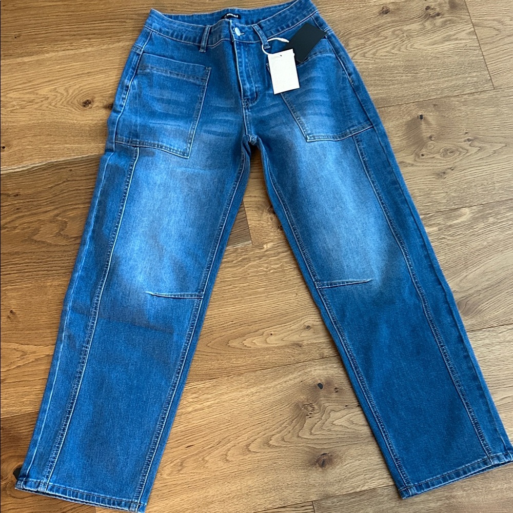 Classic High Rise Blue Jeans